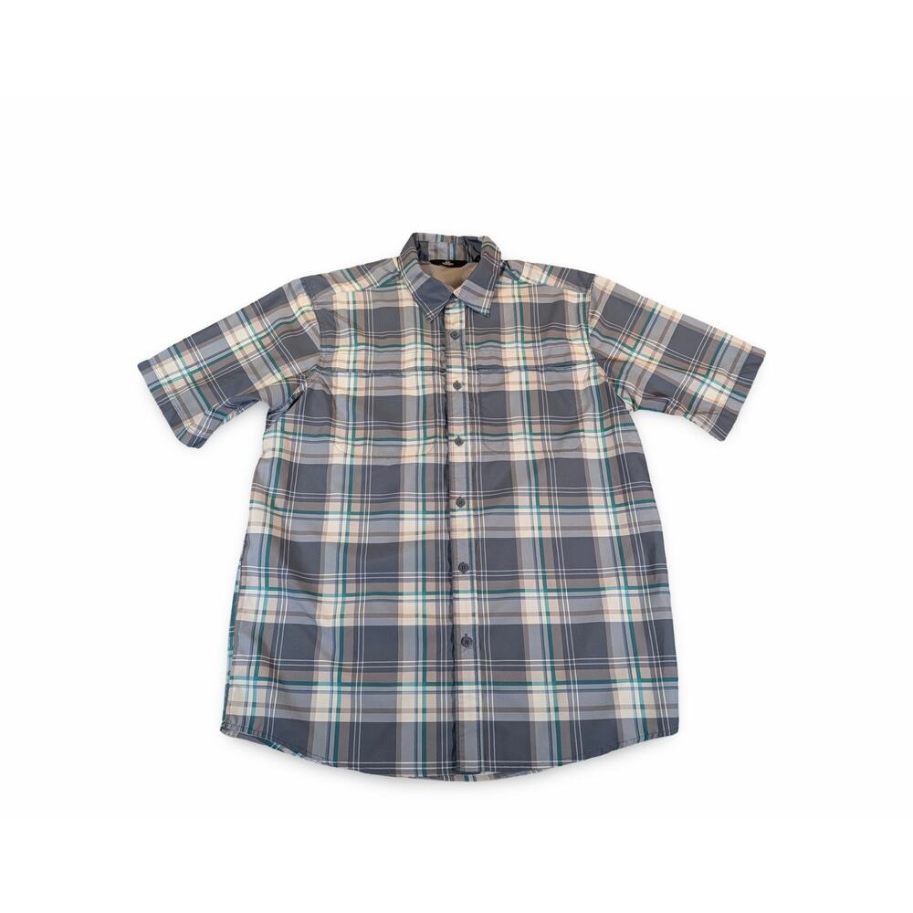 Wrangler Plaid Button Front Shirt Size M